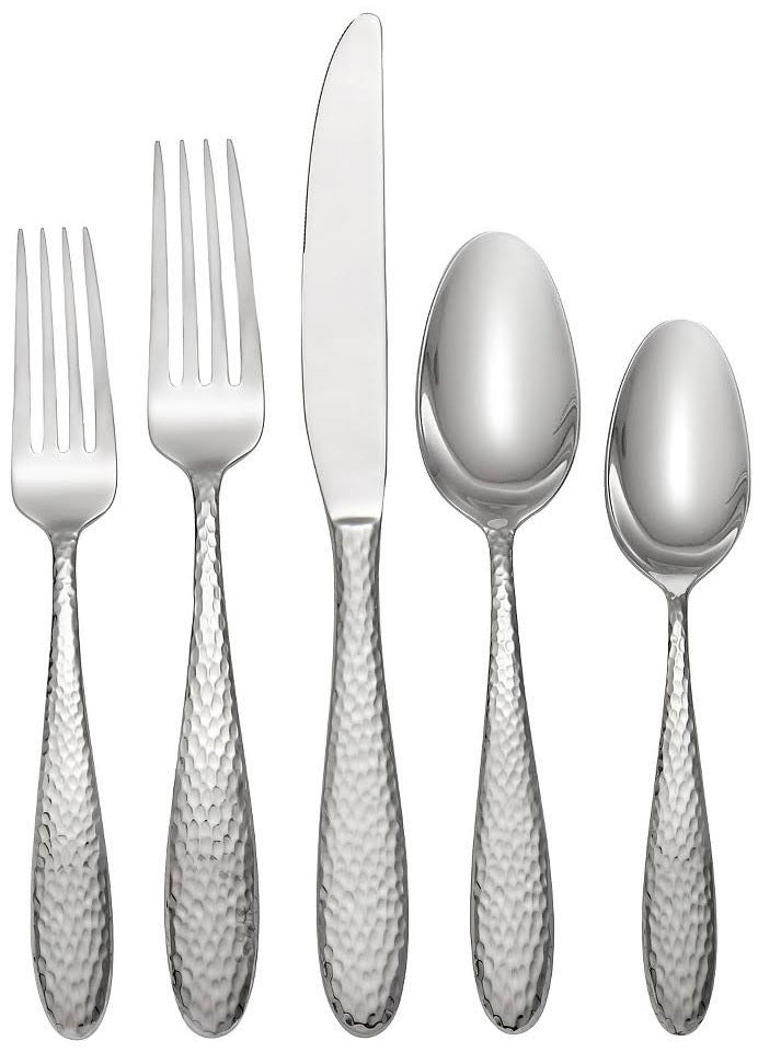 Oneida H156020A Reyna 20 Piece Flatware Set, Silver