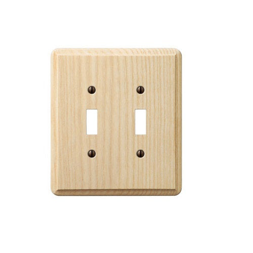 Amerelle 401TT Contemporary 2 Toggle Wall Plate