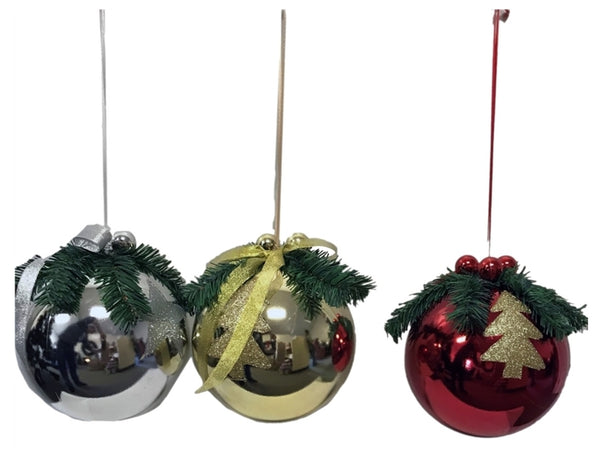 Santas Forest 99931 Shatterproof Christmas Decorative Ball, Assorted Color