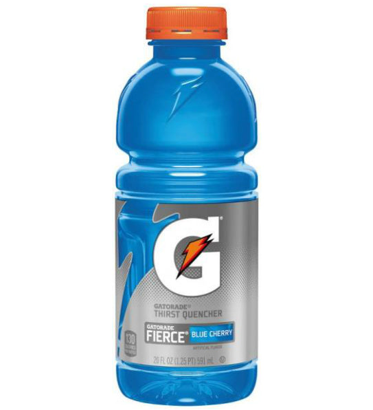 Gatorade 10412 G Series Sports Drink, 20 Oz, Blue Cherry