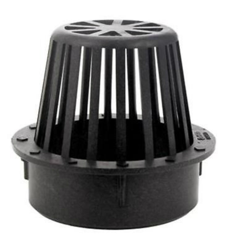 ADS 0443SDB Atrium Grate, 4", Black