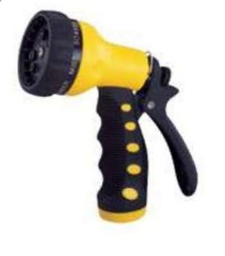 Toolbasix GN434513L 9-Pattern Garden Hose Nozzle, Yellow/Black