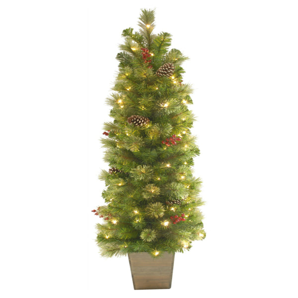 Holiday Bright Lights TRTD-5BSDWW Christmas Tree With Pot, 5 Ft