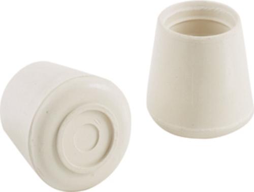 Shepherd Hardware 9117 Rubber Leg Tip, 1/2", White