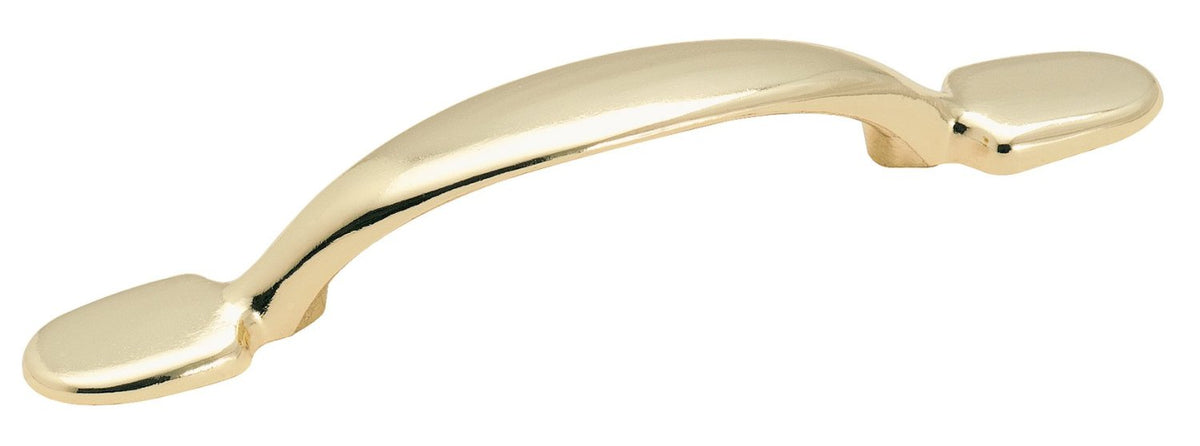 Amerock 252PB Allison Cabinet Pull, 5-1/2" x 5/8", Polished Brass