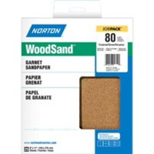 Norton 05504 Garnet Sandpaper, Grit 80A