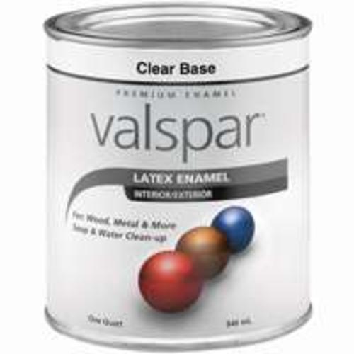 Valspar 410.0065103.005 Gloss Latex Enamel, Clear Base