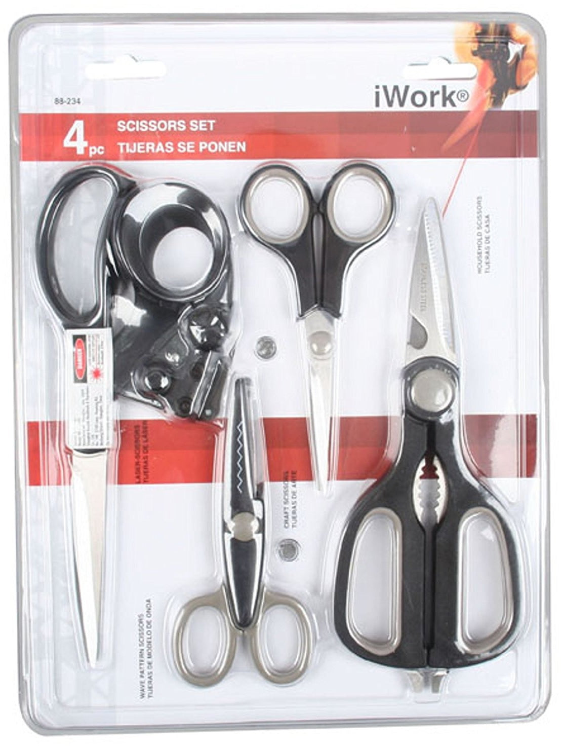 Olympia Tools 88-234 Scissors Set, 4-Piece