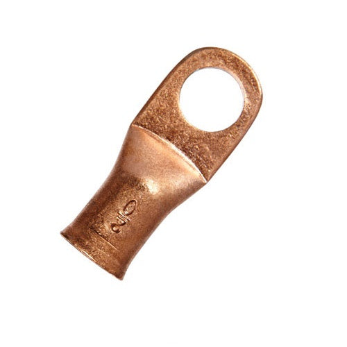 Jandorf 60775 Uninsulated Electrical Terminal Lug, 2-0 Gauge AWG, 3/8"