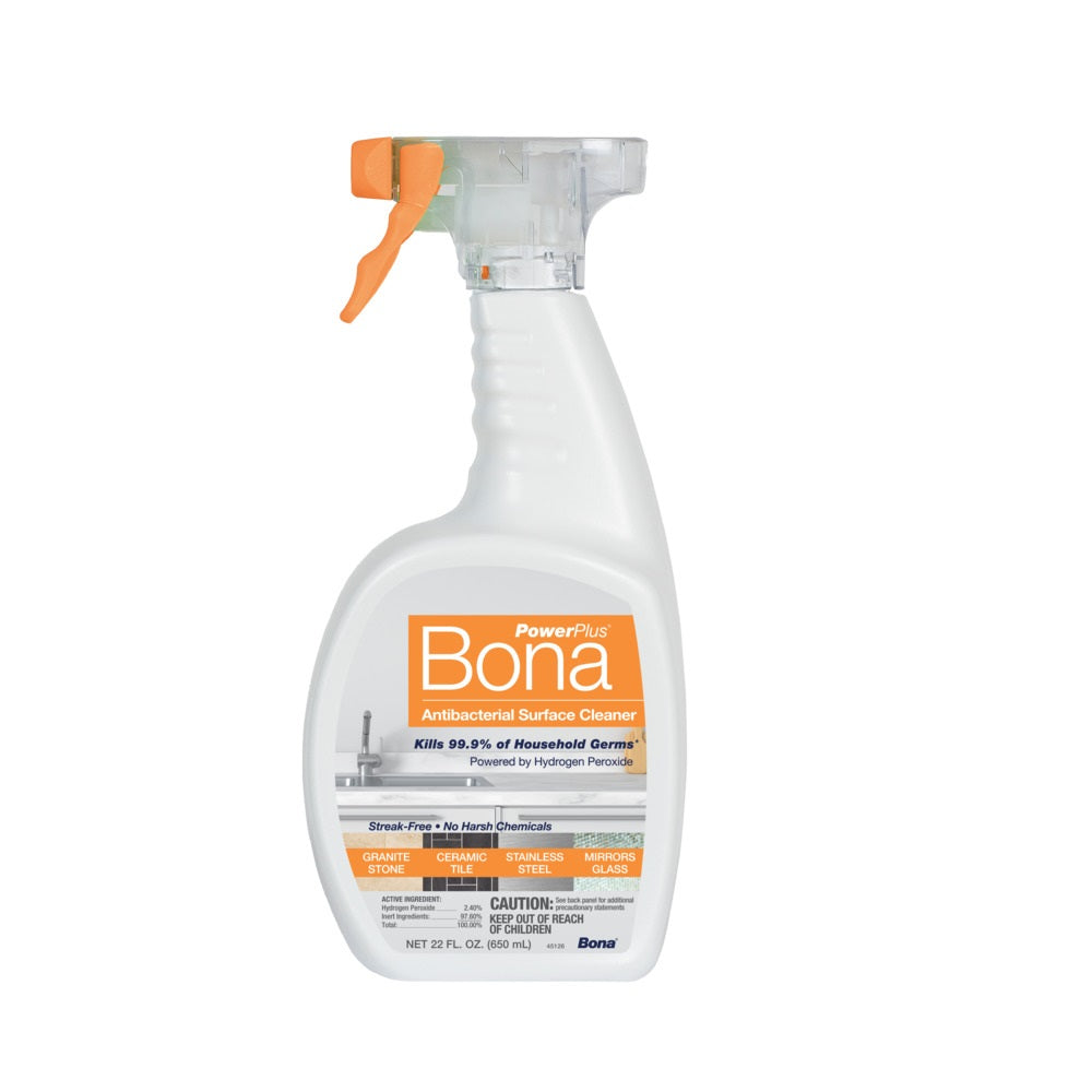 Bona WM851057022 PowerPlus Antibacterial Surface Cleaner, 22 Oz