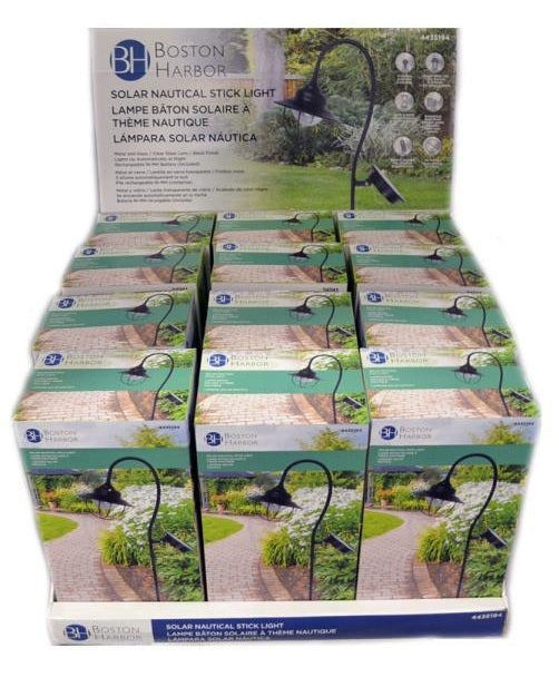Boston Harbor 24250 Solar Path Light With Clear Lens