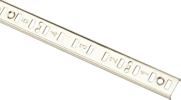 National Hardware N229-500 157 Shelf Standards, 4&#039;, Brushed Brass