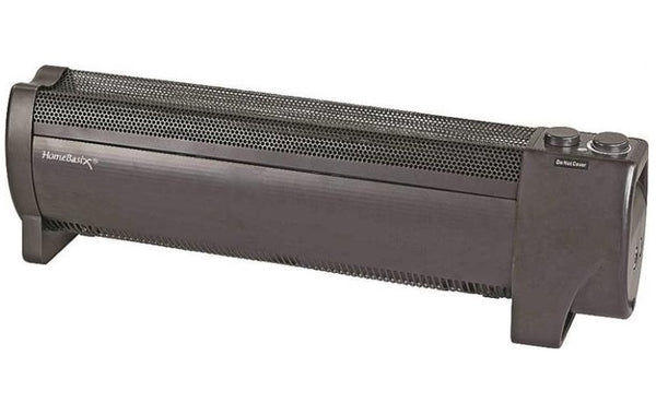 PowerZone DL11 Electric Baseboard Heater with 2-Heat Setting, Black, 500/1000W