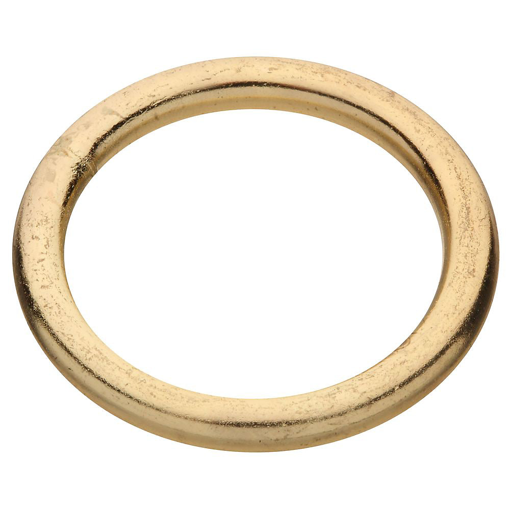 National Hardware N244-111 Brass Ring For Use With Connecting Rope, Chain Or Strap, #3 x 1-1/2"