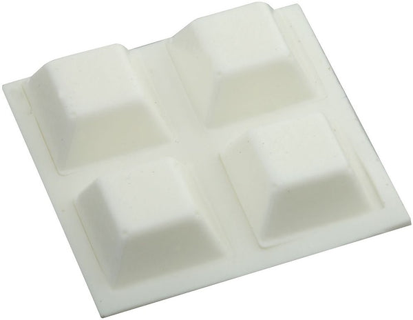 National Hardware N225-433 Bumper Pad, 3/16" x 1/2", White