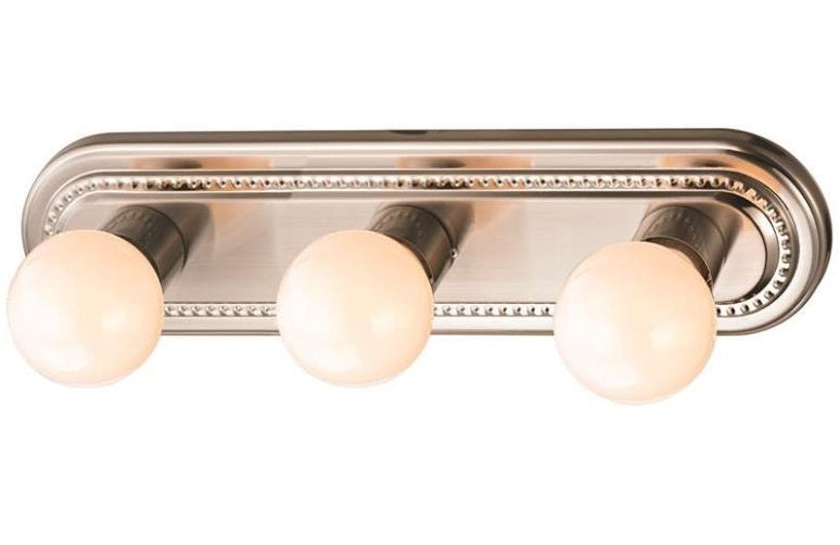 Boston Harbor 045173-BN 3-Light Bath Bar Light, Brushed Nickel