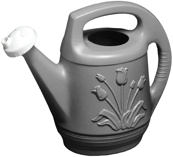 Bloem T6213-60  Promo Watering Can with Rotating Nozzle, Peppercorn, 2-Gallon