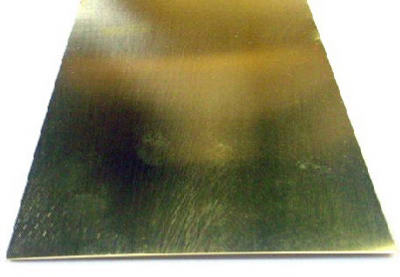 K&S 250 Brass Sheet Metal, .005" x 4" x 10"