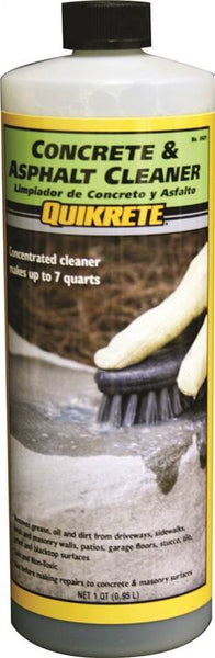 Quikrete® 860114 Commercial Grade Concrete & Asphalt Cleaner, 1-Qt