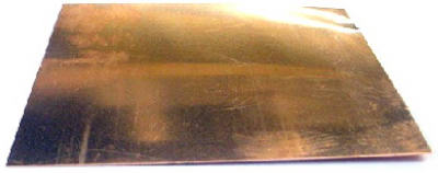 K&S 259 Copper Sheet Metal, .025" x 4" x 10"