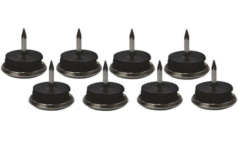 Prosource FE-50411-PS Furniture Glides, 3/4", Chrome, 8/Pack