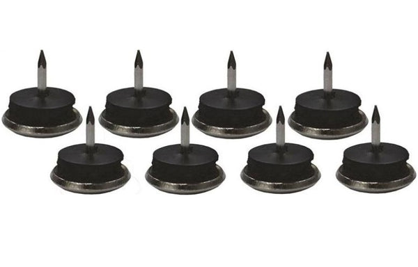 Prosource FE-50411-PS Furniture Glides, 3/4", Chrome, 8/Pack