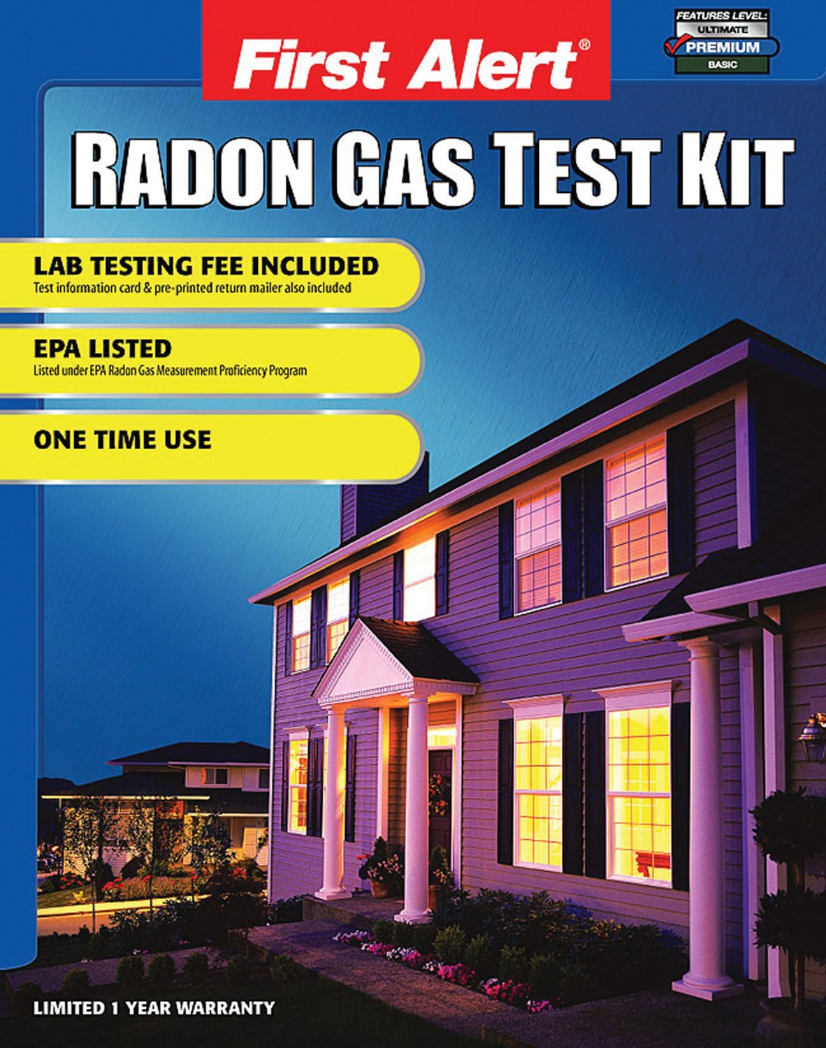 First Alert RD-1 Radon Gas Test Kit