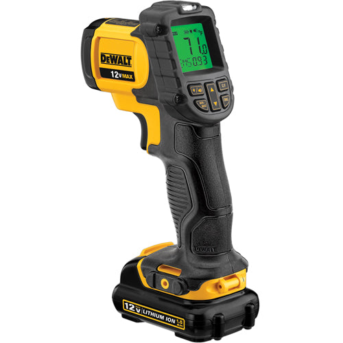 Dewalt DCT414S1 Cordless Infrared Thermometer Kit - 12 Volt
