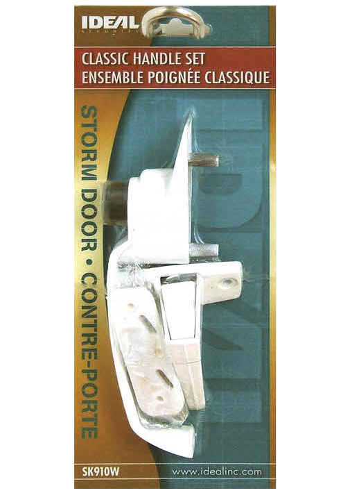 Ideal SK910W Classic Push Button Latch Set, White