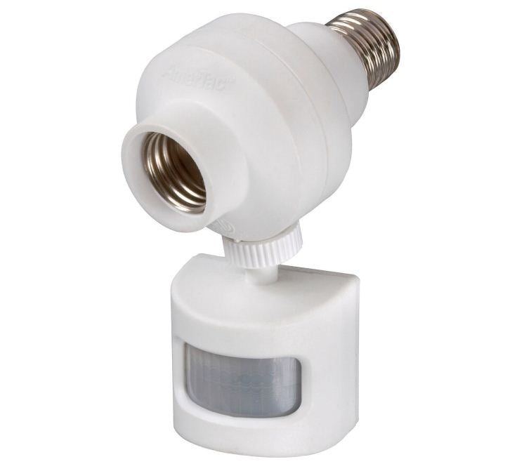Amertac OMLC7BC Programmable Motion Activated Light Control, White