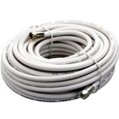 AmerTac VG105006W Zenith RG6 Coaxial Cable, 50', 18 AWG, White