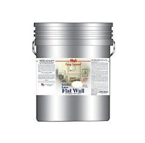 Majic 8-1010-5 Interior Latex Flat Wall Paint, 5 Gallon, White