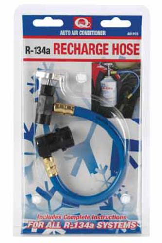 Quest 401PCS R-134A Recharge Hose For A/C Low Side Service Port, 12 Oz