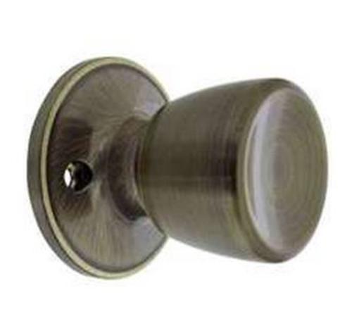 Mintcraft TS840V Tubular Dummy Knobset, Antique Brass