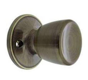 Mintcraft TS840V Tubular Dummy Knobset, Antique Brass