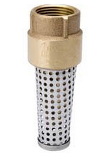 B & K  101-324NL Foot Valve, Brass, 3/4"
