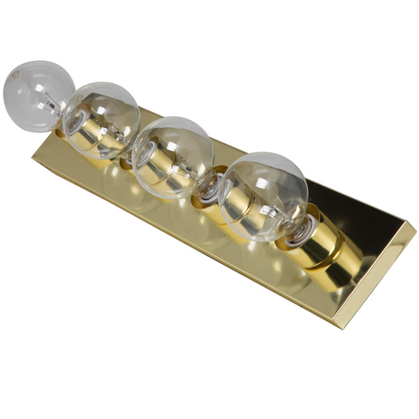 Boston Harbor V5BB04 Vanity Bathroom Light Fixture, Polished Brass