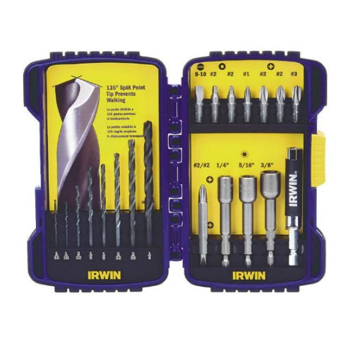 Irwin 357020 Multi-Purpose Drill Drive Set, 20 Piece