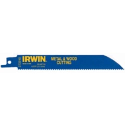 Irwin 372610 Reciprocating Saw Blade, 6", 10Tpi