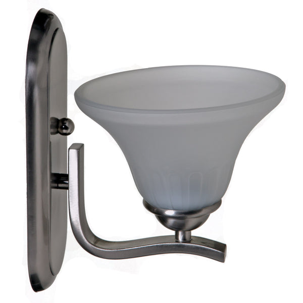 Boston Harbor 1571-1W-3L Wall One Light Fixture, Brushed Nickel