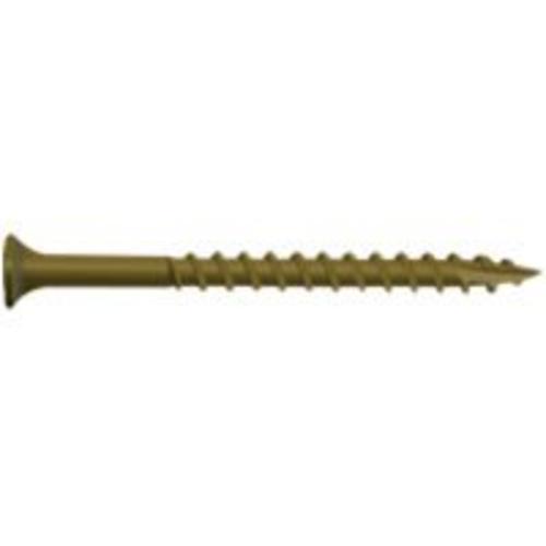 Camo 0356170 Buglehead Deck Screw, Star Drive,  3" x #9, Tan