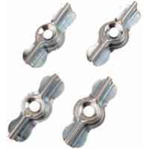 Mintcraft 23166ZCB3L Full Turn Button, 1-3/4",  Zinc