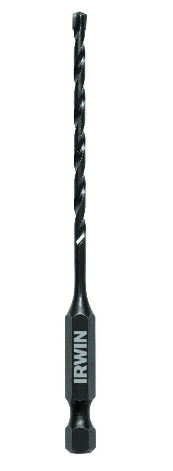 Irwin 1870541 Hex Shank Masonry Drill Bit, 1/8" x 4"