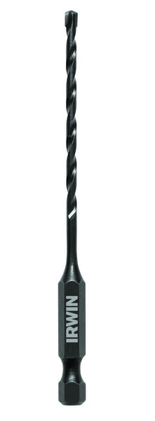 Irwin 1870541 Hex Shank Masonry Drill Bit, 1/8" x 4"
