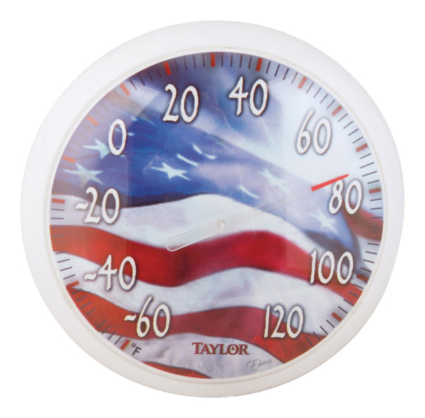 Taylor 6729 Flag Thermometer 13.5", White