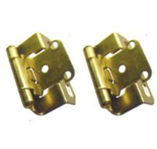 Mintcraft CH-070 Bright Brass Wrap Around Hinge, Pkg/2