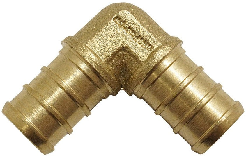 Apollo Valves CPXE12 Brass PEX Elbow, 1/2" x 1/2"