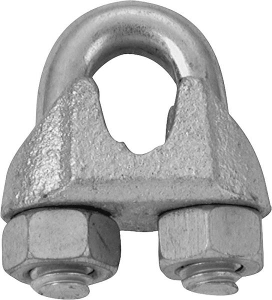 Baron 260-1/2 Galvanized Wire Rope Clip, 1/2"