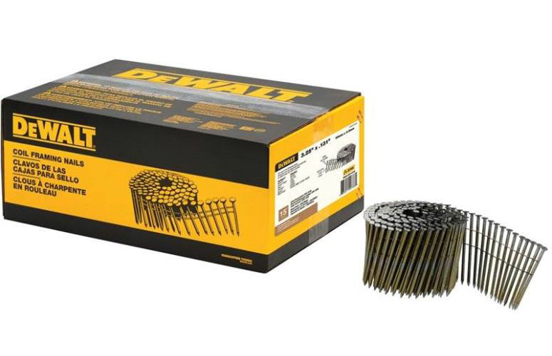 DeWalt DWC12P131D 15-Degree Coil Framing Nails, 0.131" x 3-1/4"