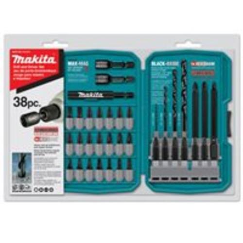 Makita T-01373 Impact Drill & Driver Bit Set, 38 Pieces